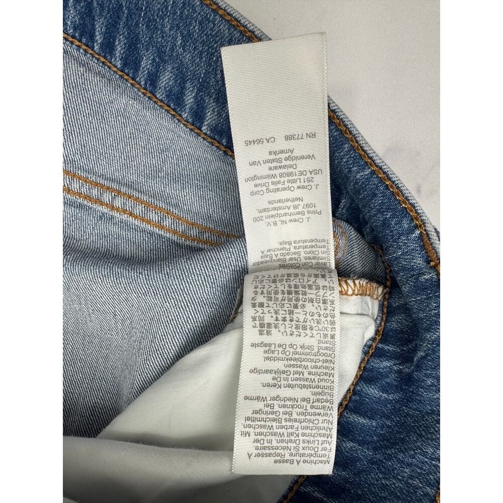 J.Crew Full Length Wide Leg Jeans 28 Vintage Wash Coastal Chic Denim Pristine - Picture 13 of 14